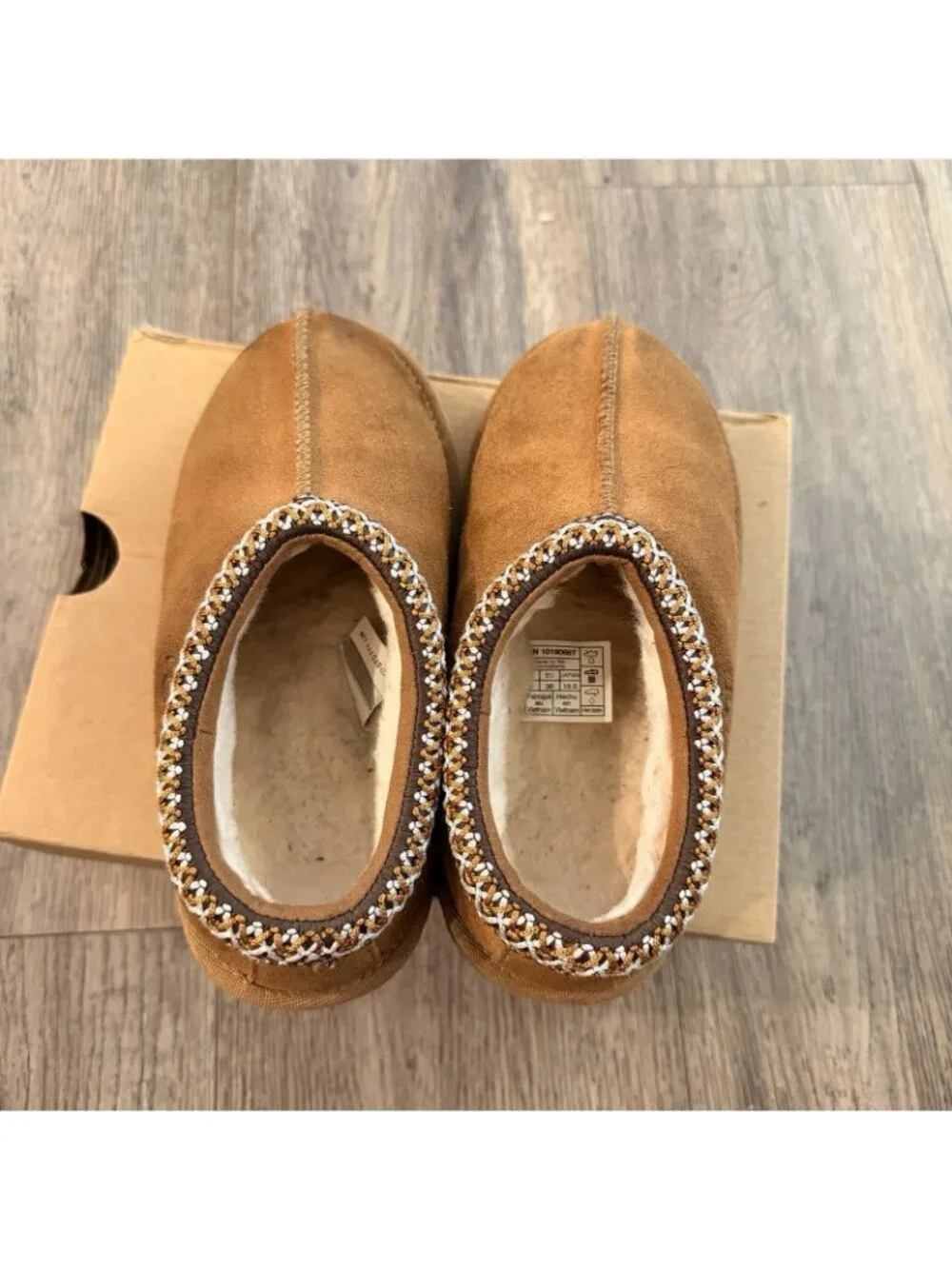 UGG Toddlers Tasman II Slip On Chestnut Slippers 1019066T Size 12